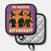 我々は魔女だ。 鍋敷き (正面/裏面)