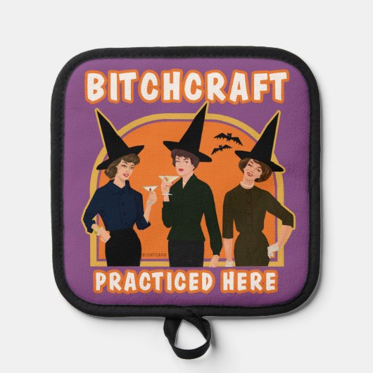 我々は魔女だ。 鍋敷き (正面)