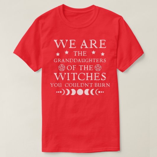 我々は魔女の孫だ Tシャツ (デザイン正面)