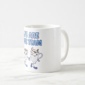 我々は1つのチームである コーヒーマグカップ (正面右)