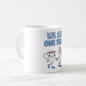 我々は1つのチームである コーヒーマグカップ (正面左)