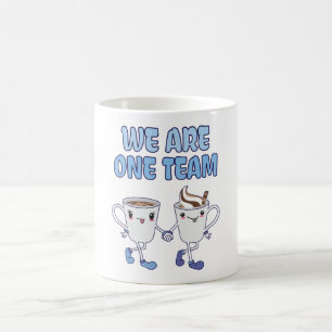 我々は1つのチームである コーヒーマグカップ