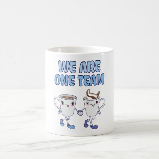 我々は1つのチームである コーヒーマグカップ (中央)