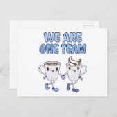 我々は1つのチームである ポストカード (正面/裏面)