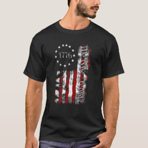 我々は1776年の愛国的なアメリカの独立 Tシャツ