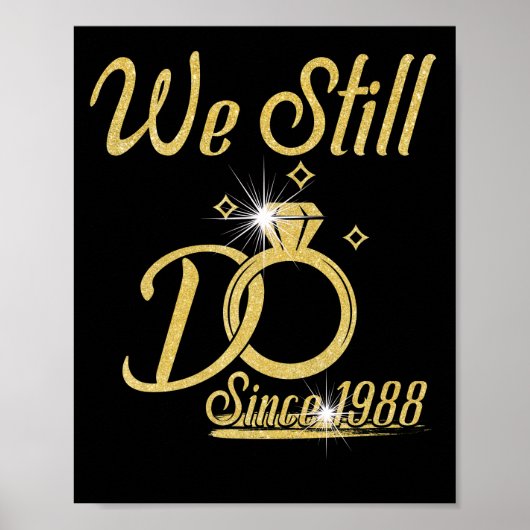 我々は1988年には34日から結婚したまだ結婚行う ポスター (正面)