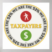 我々は53%の納税者である ポスター (正面)