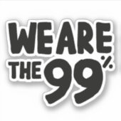 我々は99% シール (正面)
