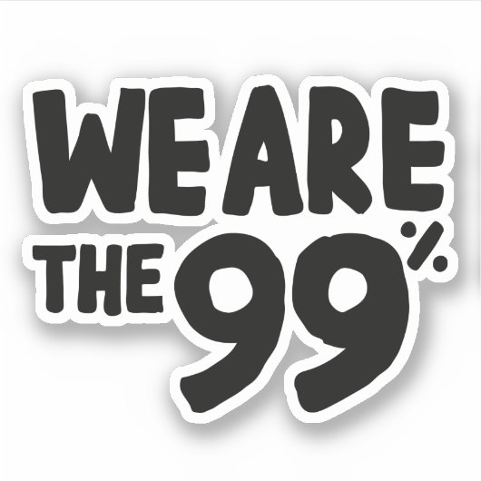 我々は99% シール (正面)