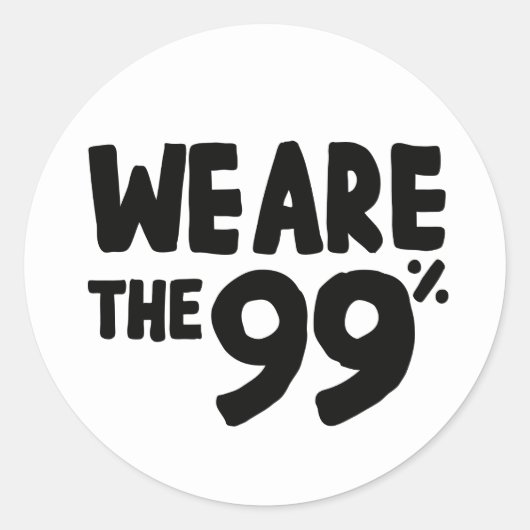 我々は99% ラウンドシール (正面)