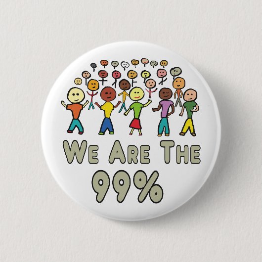 我々は99% 缶バッジ (正面)
