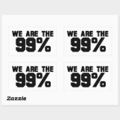 我々は99% 長方形シール (シート)