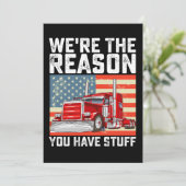 我々は、あなたが物トラックドライバーを持っている理由 招待状 (スタンド正面)