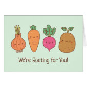 我々は、あなたの野菜のパン前向きを応援している (正面横)