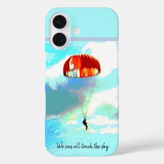 我々は、すべてのtouch空、パラシュート、インスパイアの Case-Mate iPhoneケース (裏面)