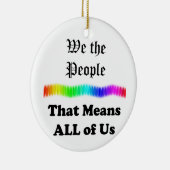 我々は…つまり我々全員を意味する セラミックオーナメント (右)