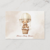 我々は、どのように多くの赤ちゃんシャワーのゲームを推測して待つことができる エンクロージャーカード (裏面)