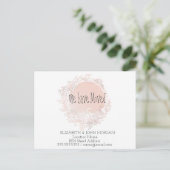 我々は、カボチャ、新しいアドレスを移動した 案内ポストカード (スタンド正面)