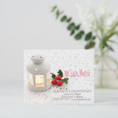 我々は、キャンドル、星の新しいアドレスを移動した 案内ポストカード (スタンド正面)