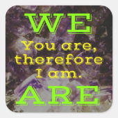 我々は スクエアシール (正面)