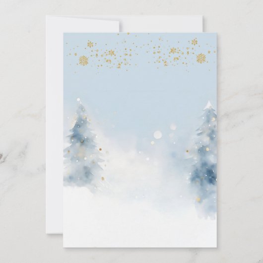 我々は、テディベア男の子の赤ちゃんシャワーを待つことができる 招待状 (裏面)