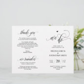 我々は、ブラック、折り畳み式結婚プログラムを行う (スタンド正面)