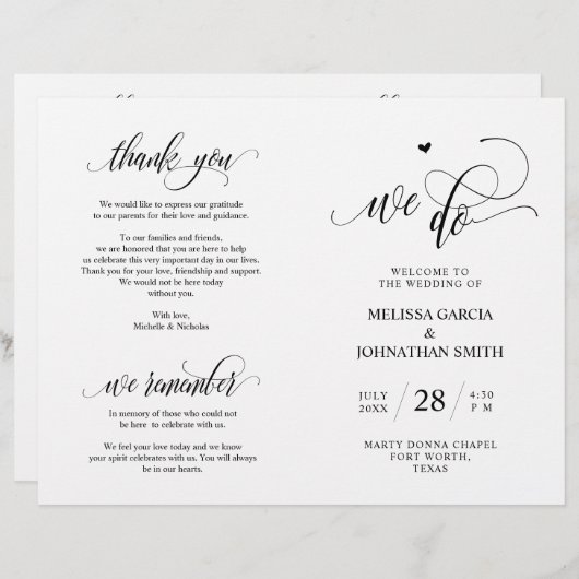 我々は、ブラック、折り畳み式結婚プログラムを行う