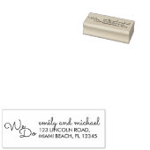 我々は |モダンタイポグラフィ結婚ズ ラバースタンプ (押印)