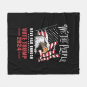 我々は、国民は十分な投票トランプ2024を持っていた フリースブランケット (正面(横))