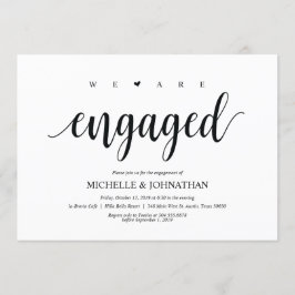 我々は、婚約パーティ招待状 招待状