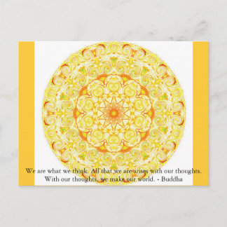 我々は、我々と考え同じだ。我々が生まれた全ては…... ポストカード