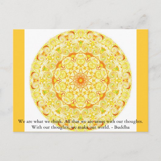 我々は、我々と考え同じだ。我々が生まれた全ては…... ポストカード (正面)