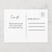 我々は、新しいアドレス犬の発表に移動した ポストカード (裏面)