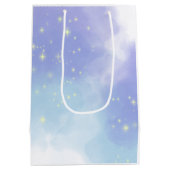 我々は「月の上」プレゼントだ ミディアムペーパーバッグ (裏面)