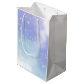 我々は「月の上」プレゼントだ ミディアムペーパーバッグ (裏面アングル)