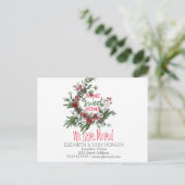 我々は、水の色のリース、ホーム甘いホーム移動 案内ポストカード (スタンド正面)