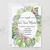 我々は、熱帯の花々を移動し葉た (正面)