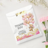 我々は、赤面ピンクと金ゴールド抽象芸術を待つことができる フェイバーバッグ (封をした状態)