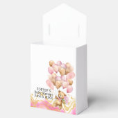 我々は、赤面ピンクと金ゴールド抽象芸術を待つことができる フェイバーボックス (オープン)