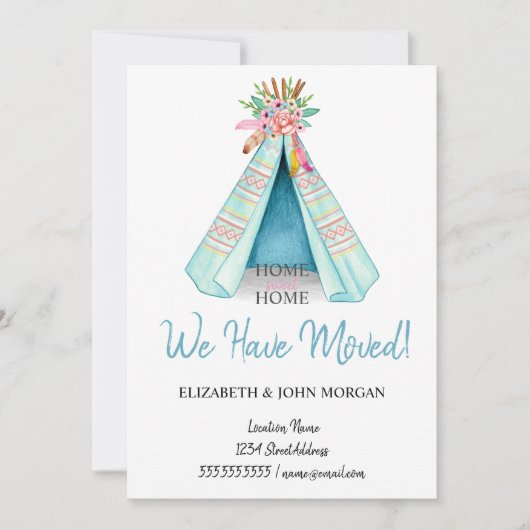 我々は、部族のテントBoho移動した (正面)