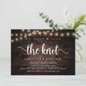 我々は、駆け落ちパーティーの結び目を結素朴んだ 招待状 (スタンド正面)