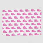 我々は#1!スポーツフィンガースクールファンチームスピリットおもしろい ゴルフタオル (横)