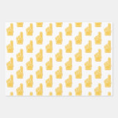 我々は#1!フォームフィンガーファンクラブチームスピリットおもしろい ラッピングペーパーシート (正面2)