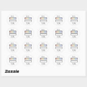 「我々は…Equal」ステッカー ラウンドシール (シート)