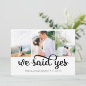 我々は、Yes·フォト結婚の発表を伝えた 招待状 (スタンド正面)