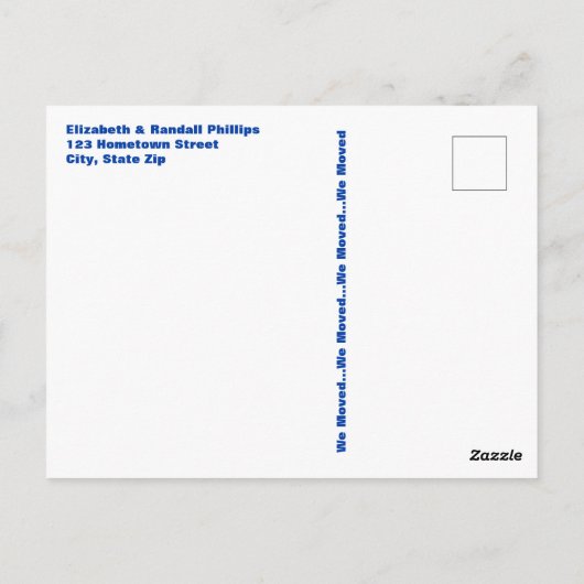 我々はAdirondack Chairsモノクロ発表を移動 ポストカード (裏面)