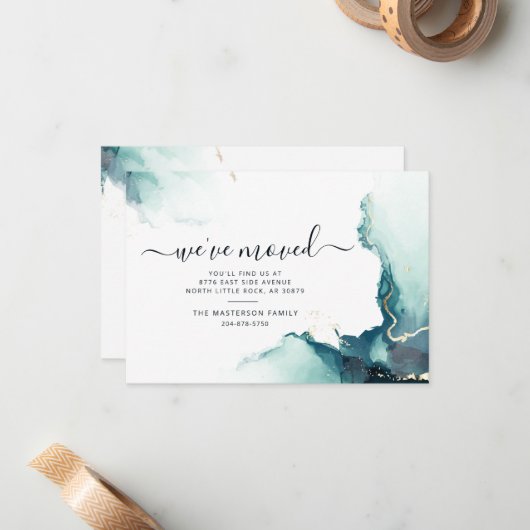 我々はAgateスクリプトを移動する発表 ノートカード (正面/裏面インサイチュ)