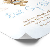 我々はbearバルーンを待つことができるベビー ポスター (角)