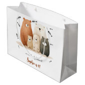 我々はbearly信じ it子供の誕生日 ラージペーパーバッグ (裏面アングル)