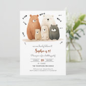 我々はbearly信じ it子供の誕生日 招待状 (スタンド正面)